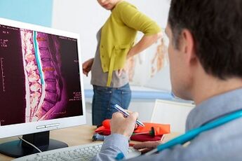 MRI chrbtice na objasnenie príčiny bolesti chrbta